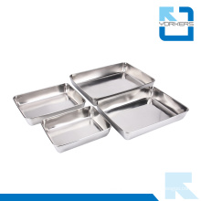 Restaurant & Hotel Supplies Stainless Steel Metal Serving Trays Wholesale